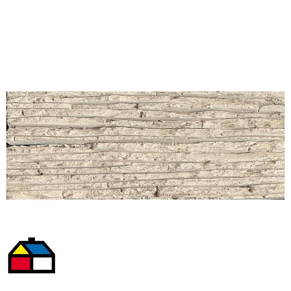 NATSTONE - Piedra Reconstituida Cascada color Crema 0,3 m2