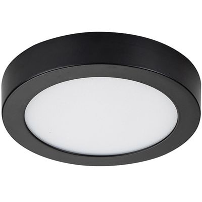 Imagen 2 del producto Panel Redondo LED Sobrepuesto Negro 18W