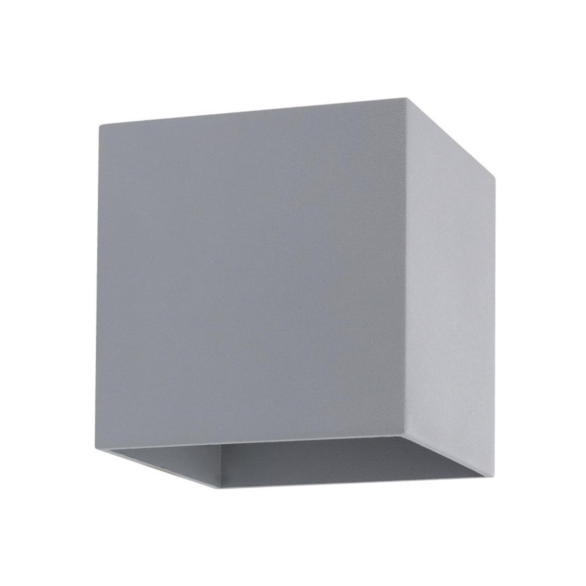HB LEDS - Apliqué Led Cuadrado Bidireccional Aluminio Gris