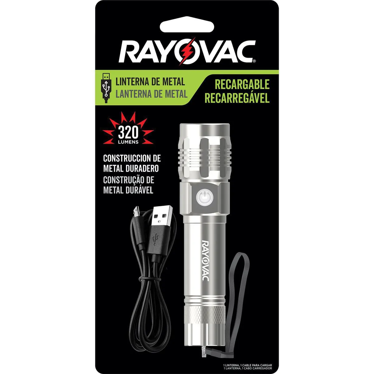 RAYOVAC - Linterna Recargable 320L