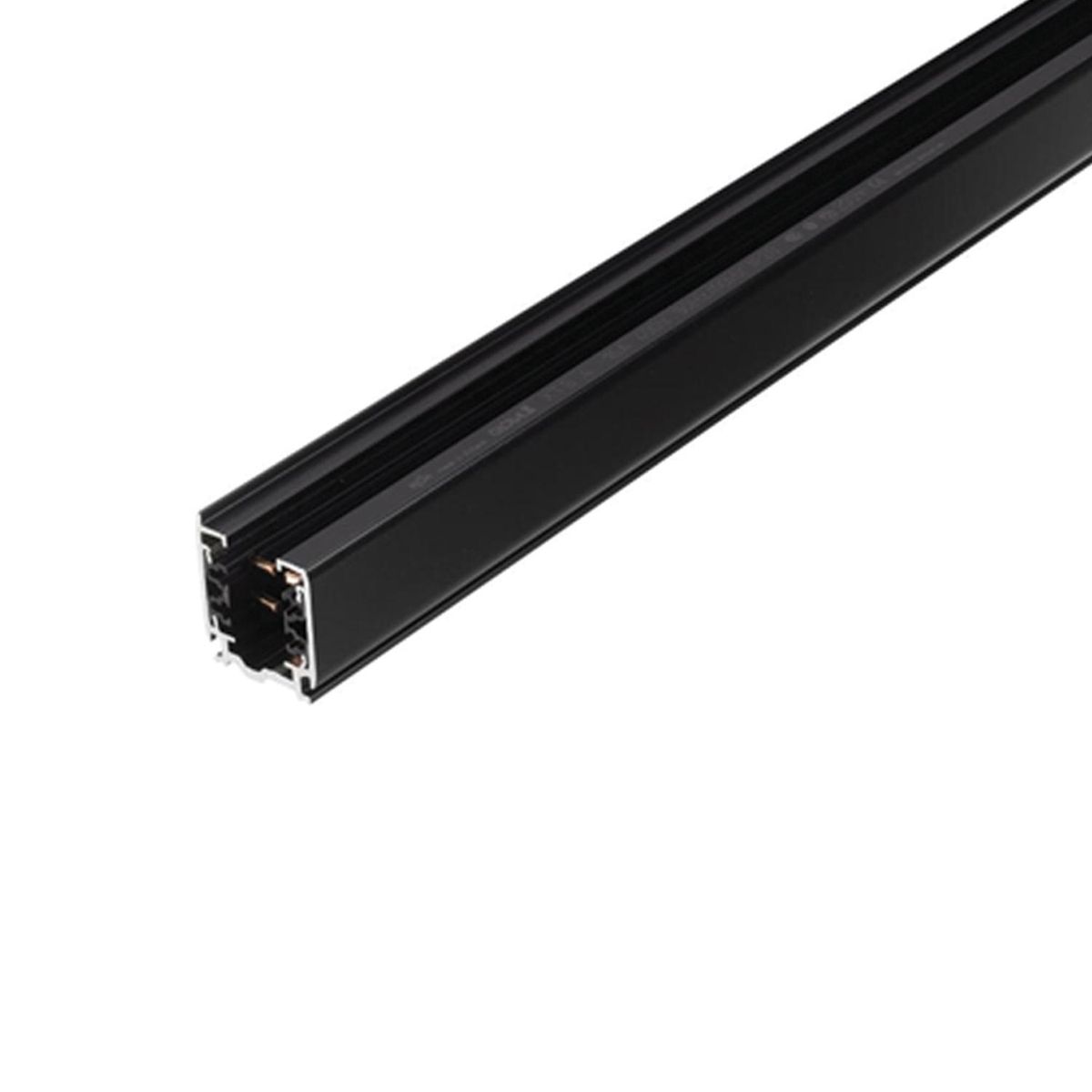 HB LEDS - Riel Energizado Trifásico Negro 1 Metro