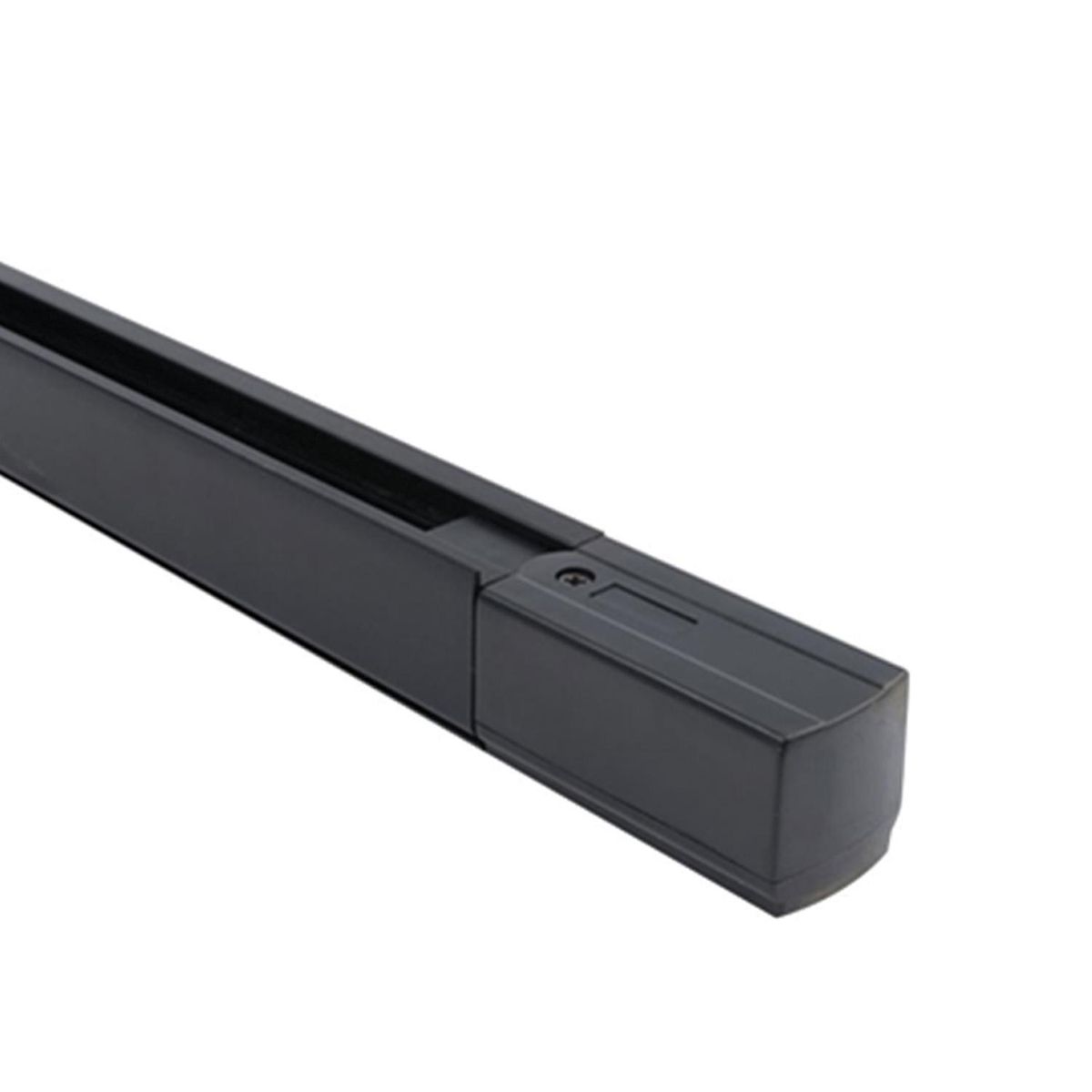 HB LEDS - Riel Energizado Monofásico Negro 1 Metro