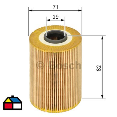 Filtro de Aceite Hu7009z Bosch.