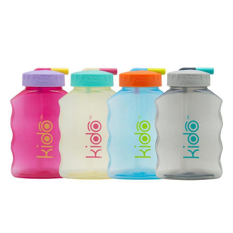 KIDO - Botella toma jugo 250 ml keep kido colores