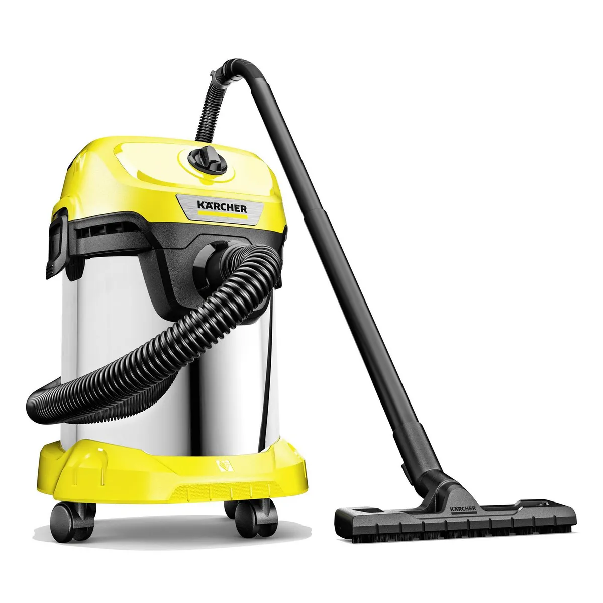 KARCHER - Aspiradora de Polvo y Agua Tambor 1000 W 17 Litros WD 3 S-17
