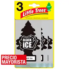 LITTLE TREES - Aromatizante Pinito 3-Pack fragancia Black Ice