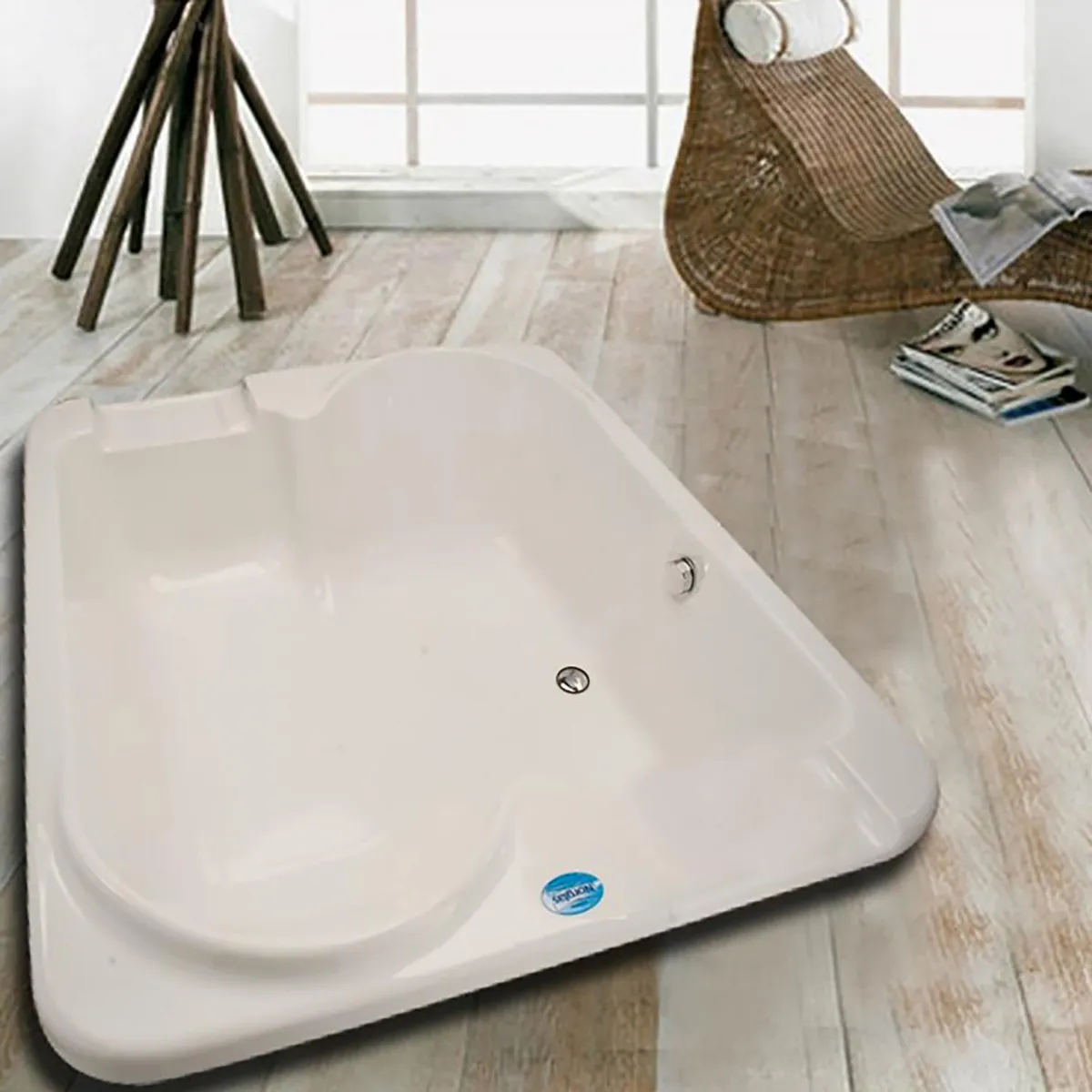 NORGLAS - Tina 183x152 cm Rectangular Metacrilato