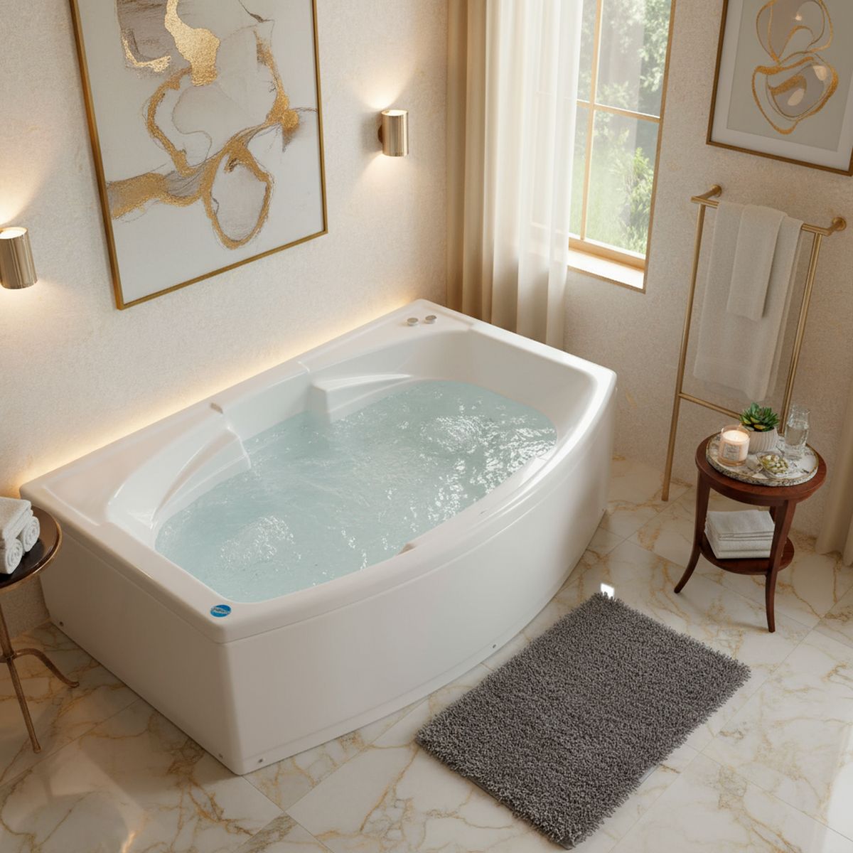 NORGLAS - Tina 183x122 cm Rectangular Metacrilato