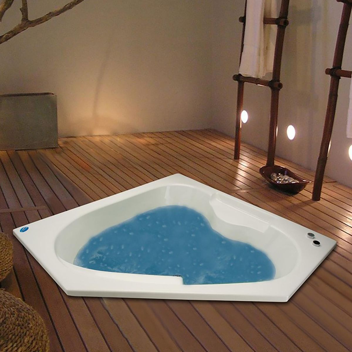 NORGLAS - Tina 140x140 cm Rectangular Metacrilato