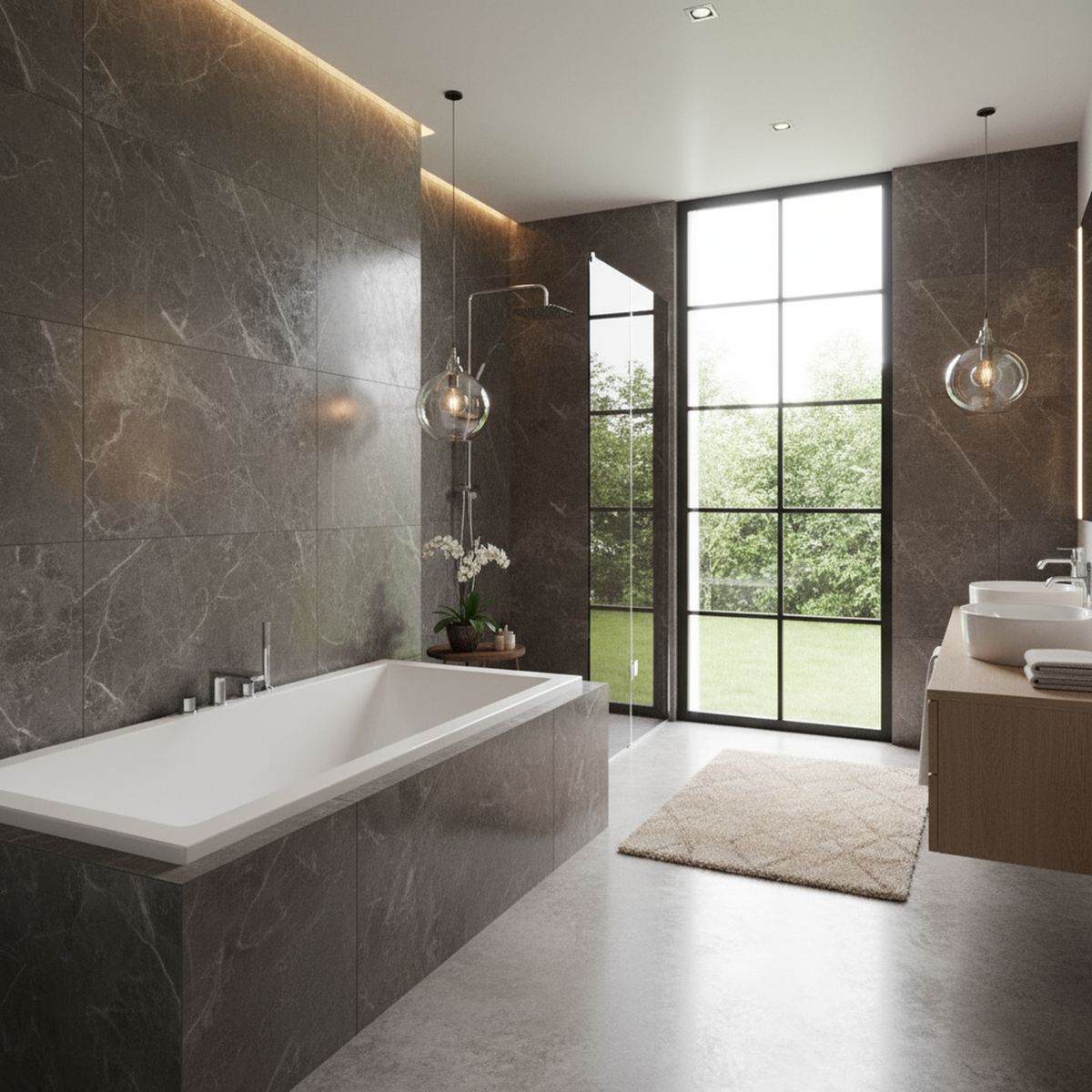 NORGLAS - Tina 180x80 cm Rectangular Metacrilato