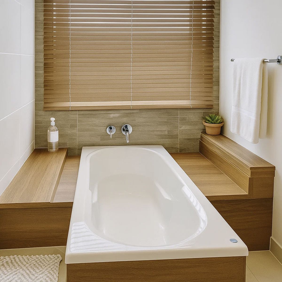 NORGLAS - Tina 170x70 cm Rectangular Metacrilato