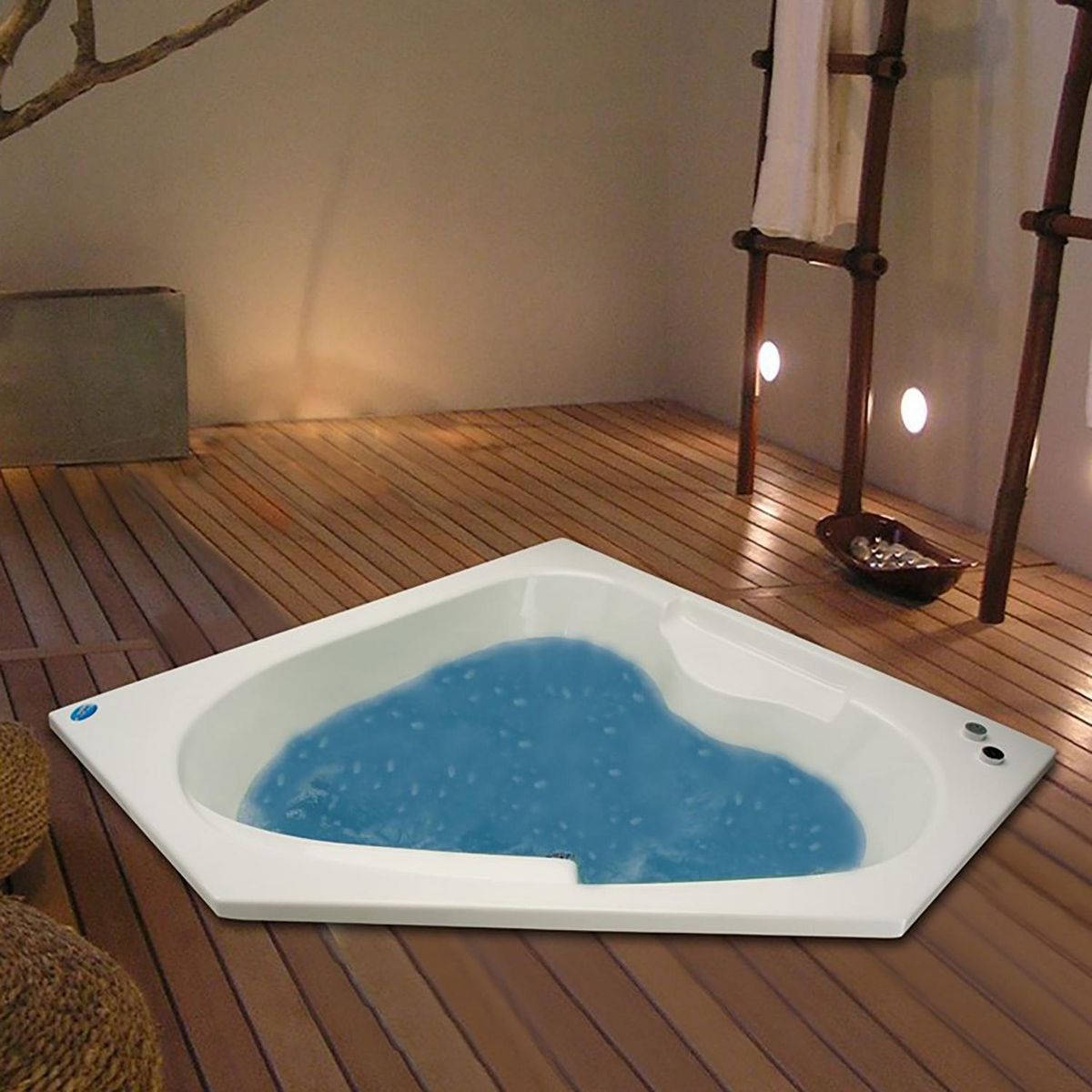 NORGLAS - Tina 150x150 cm Rectangular Metacrilato