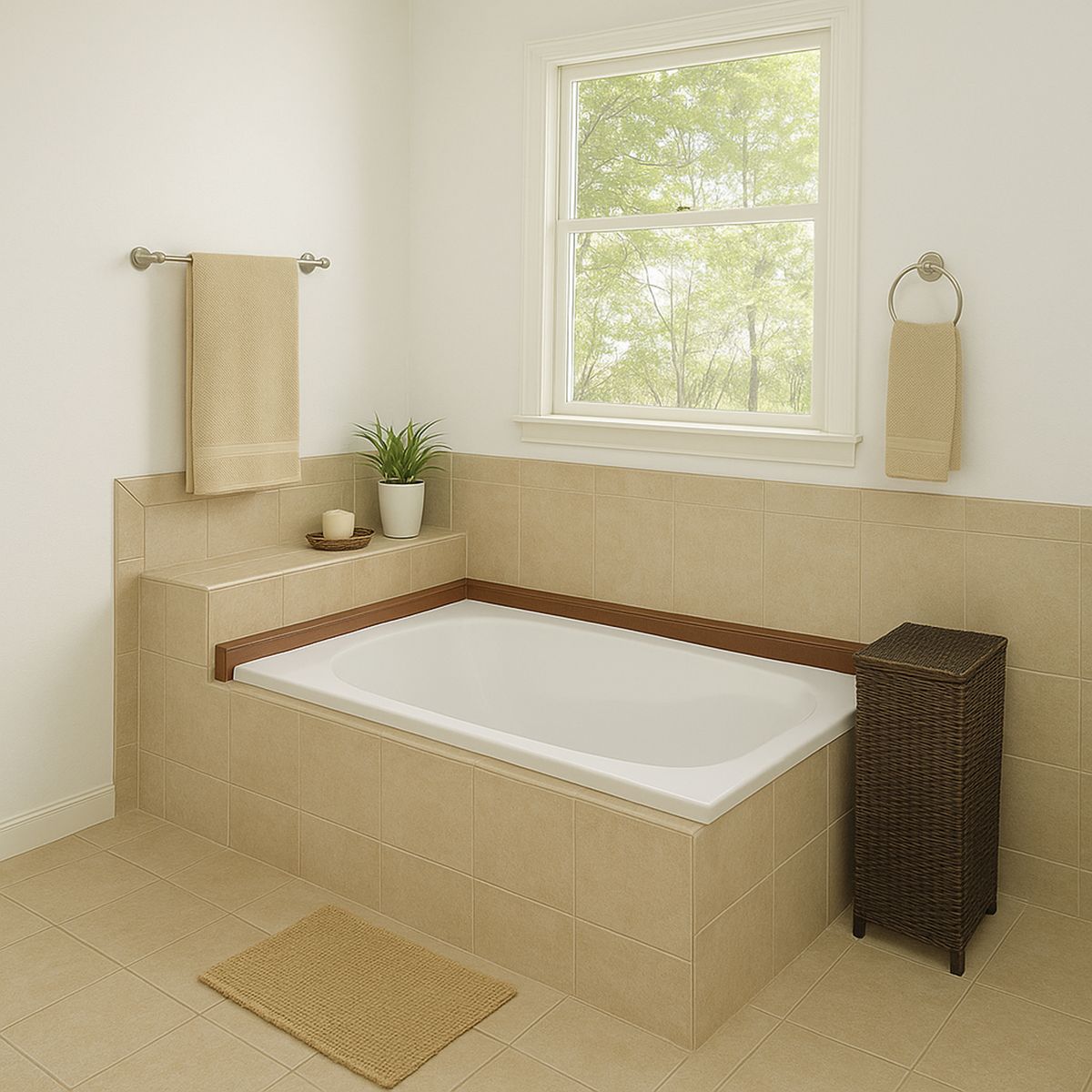 NORGLAS - Tina 110x70 cm Rectangular Metacrilato