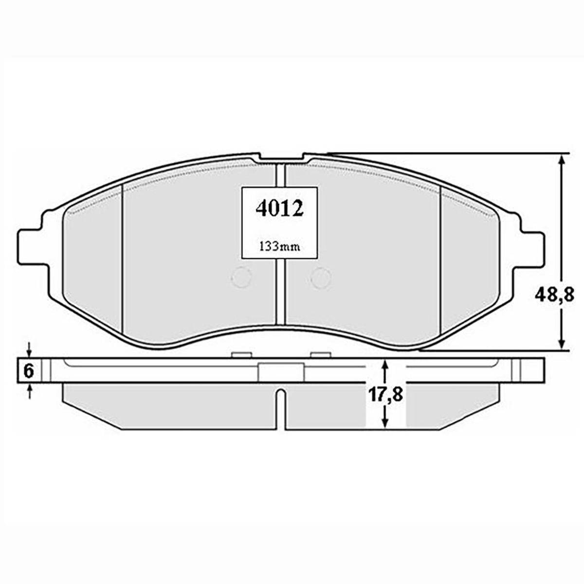 GENERICO - Juego pastilla de freno FR1269M