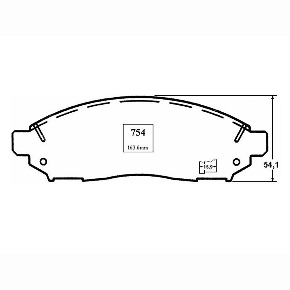 GENERICO - Juego pastillas freno fr1094m