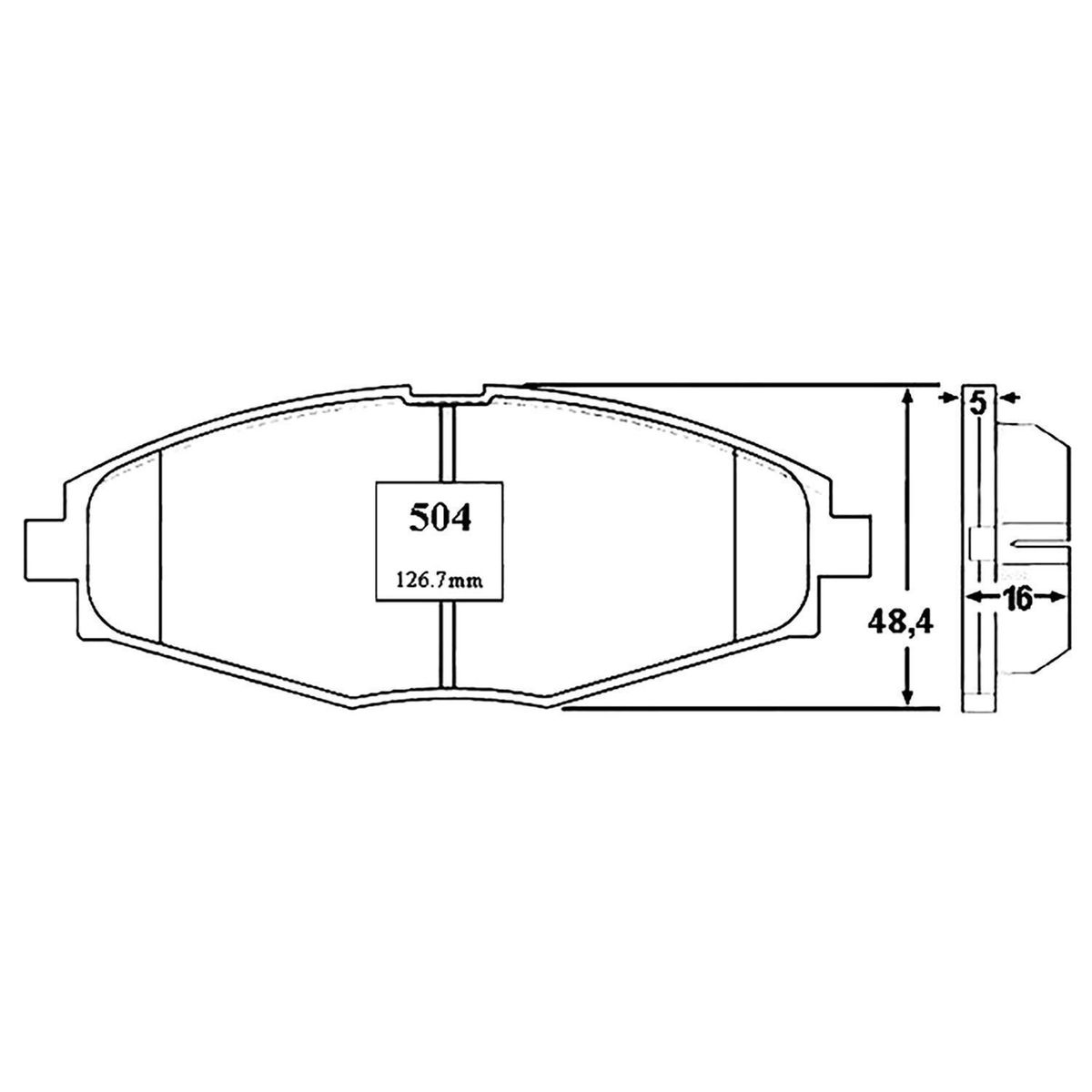 GENERICO - Juego pastilla de freno FR1390M
