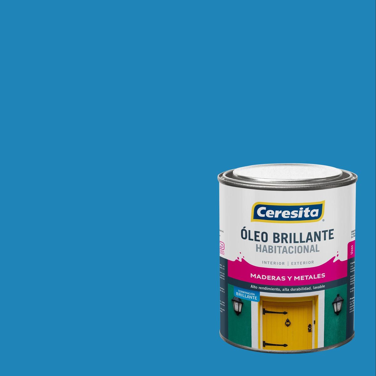 CERESITA - Óleo Habitacional Brillante 0.25 galón(es) Azul 