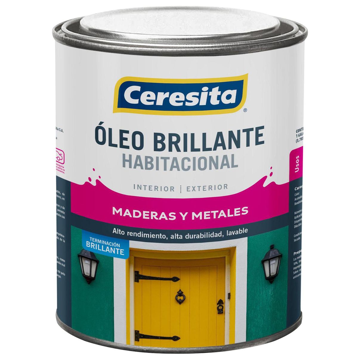 CERESITA - Óleo Habitacional Brillante 0.25 galón(es) Azul 