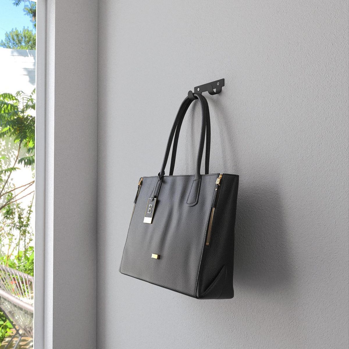 DUCASSE - Percha Classic 2 Acero Negro opaco