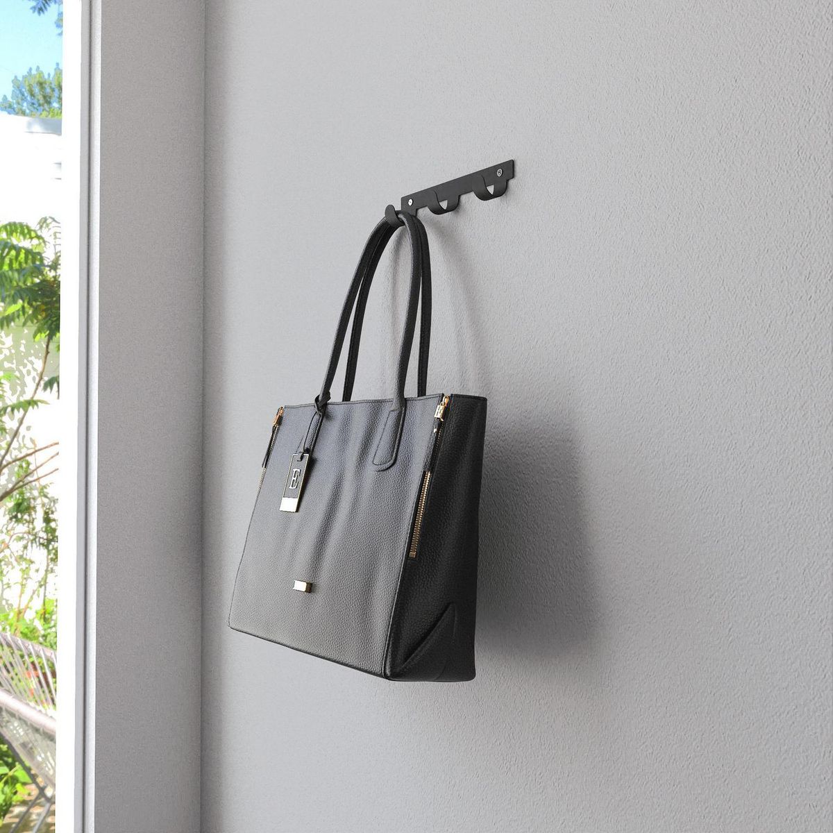 DUCASSE - Percha Classic 3 Acero Negro opaco