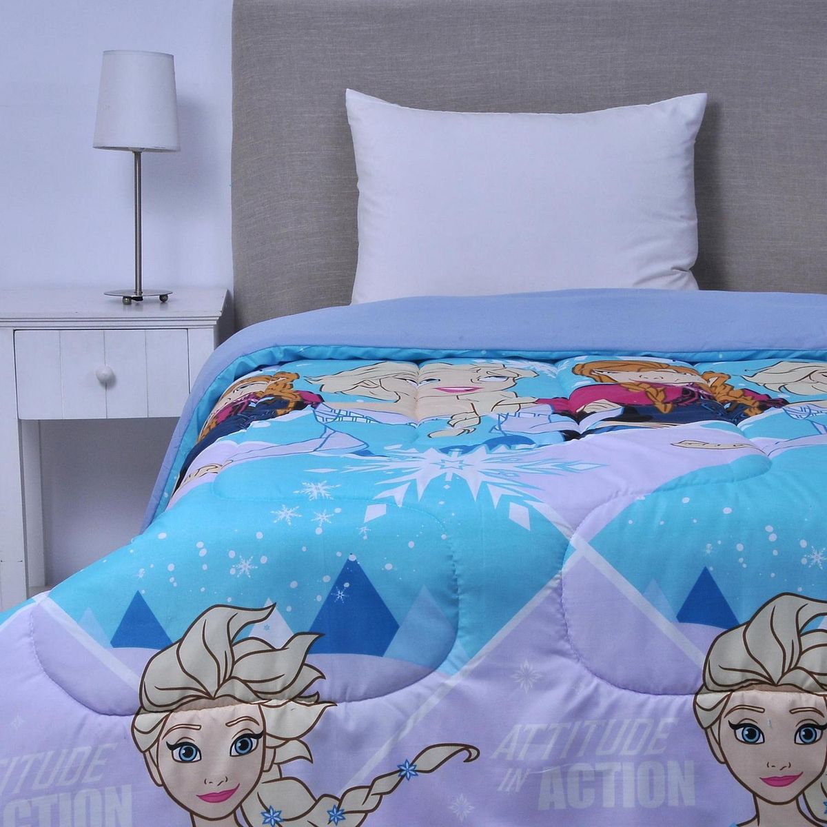 DISNEY - Plumón 1.5 plazas Frozen Multicolor 
