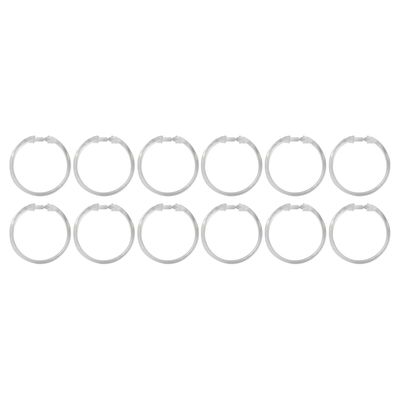 Imagen 2 del producto Set de ganchos para cortina de baño 12 unidades transparente