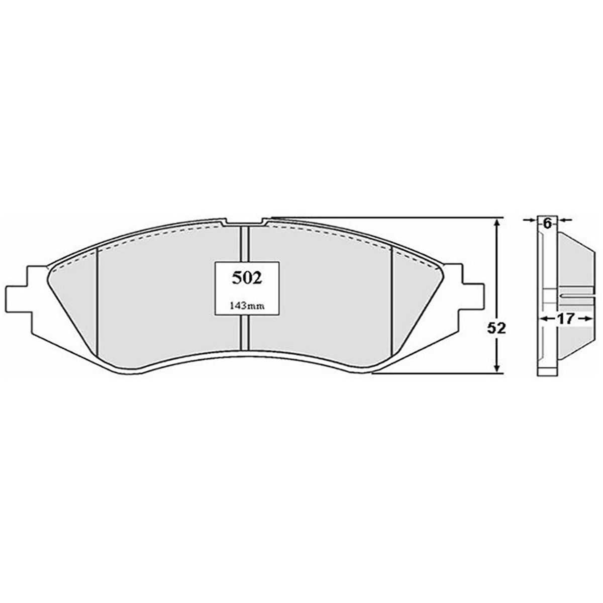 GENERICO - Juego pastillas freno fr2718m