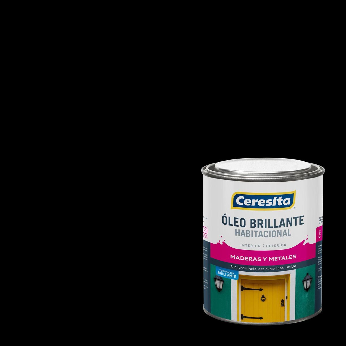 CERESITA - Óleo Habitacional Brillante 0.25 galón(es) Negro Negro 