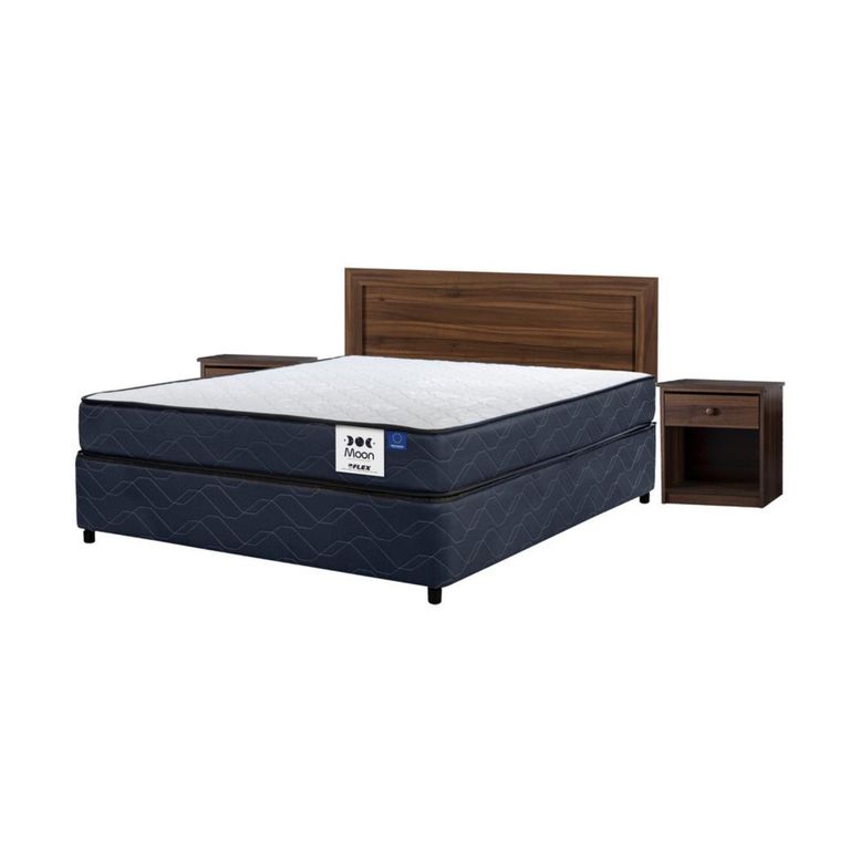 Cama Americana Moon 2 Plazas 150X190 Cm + Set Muebles Asturias
