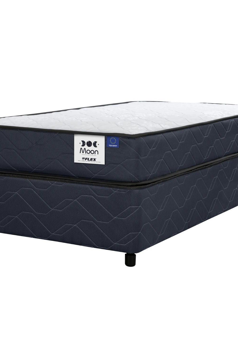 FLEX - Cama 1 Plaza Americana Moon Azul Oscuro