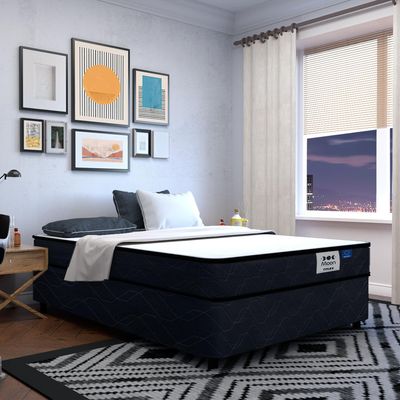 Imagen 2 del producto Cama 1 plaza Americana Moon Azul Oscuro