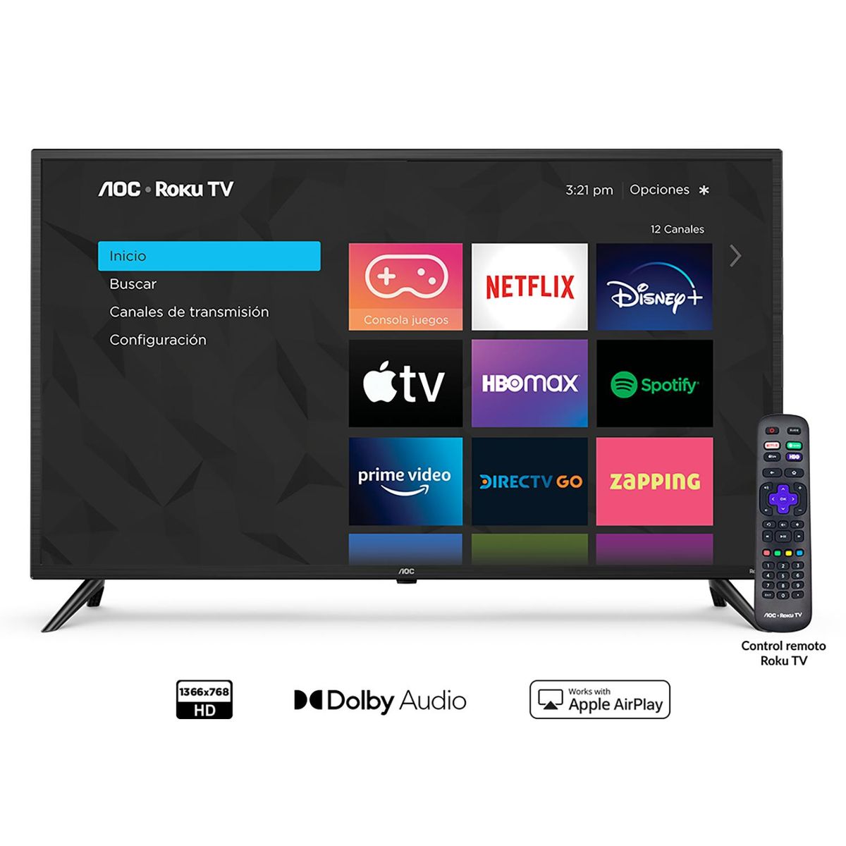 AOC - Smart TV LED 39 " HD 39S5195