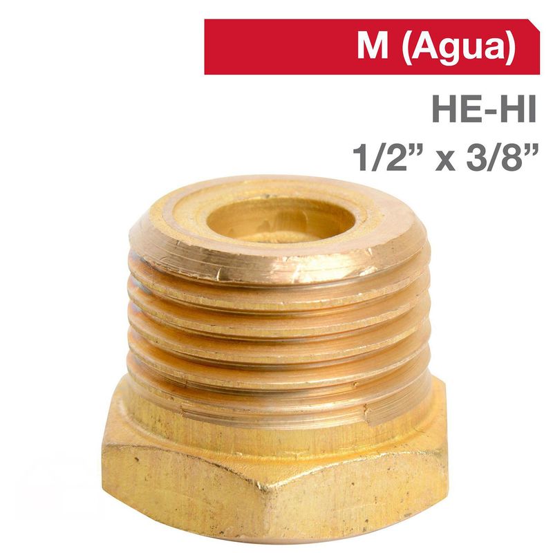 GRIFESA - Bushing Bronce HE/HI 1/2" x 3/8"  1u