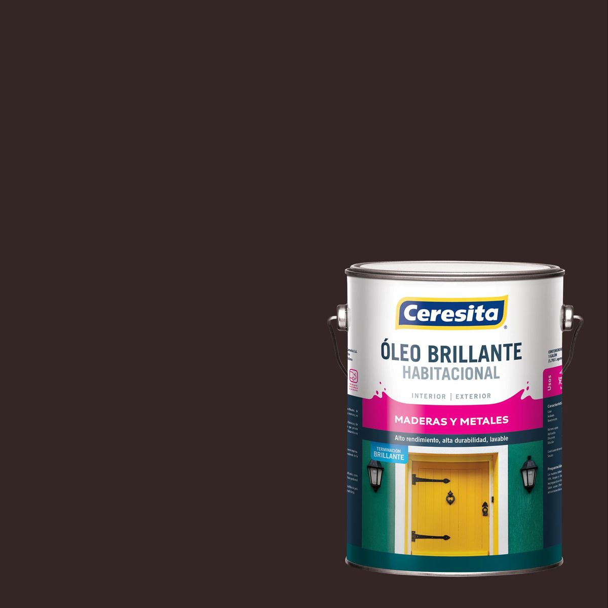 CERESITA - Óleo Habitacional Brillante 1 galón(es) Café Moro 