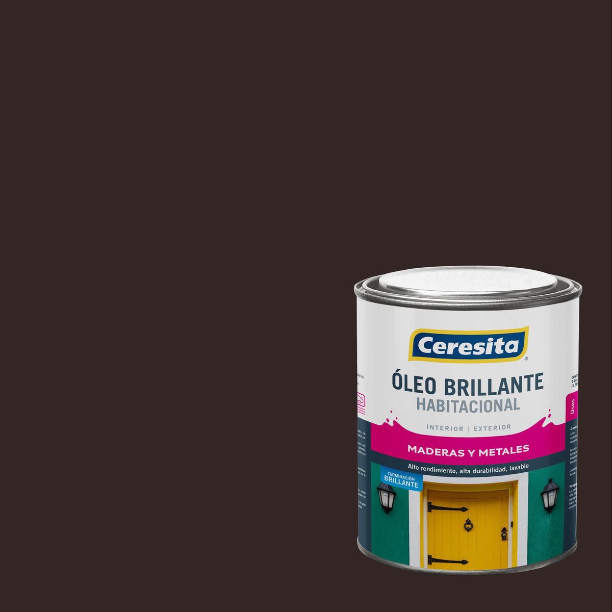 CERESITA - Óleo Habitacional Brillante 0.25 galón(es) Café Moro 