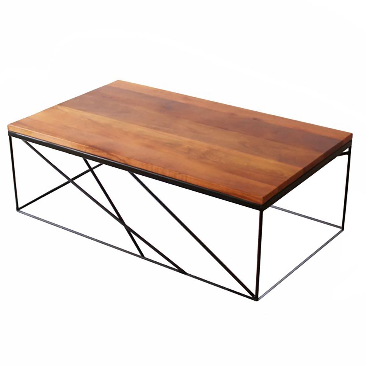 ILOFT - Mesa de Centro Roble Barletta M 100x60 cm