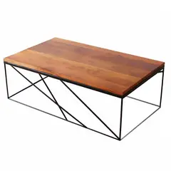 ILOFT - Mesa de Centro Roble Barletta M 100x60 cm