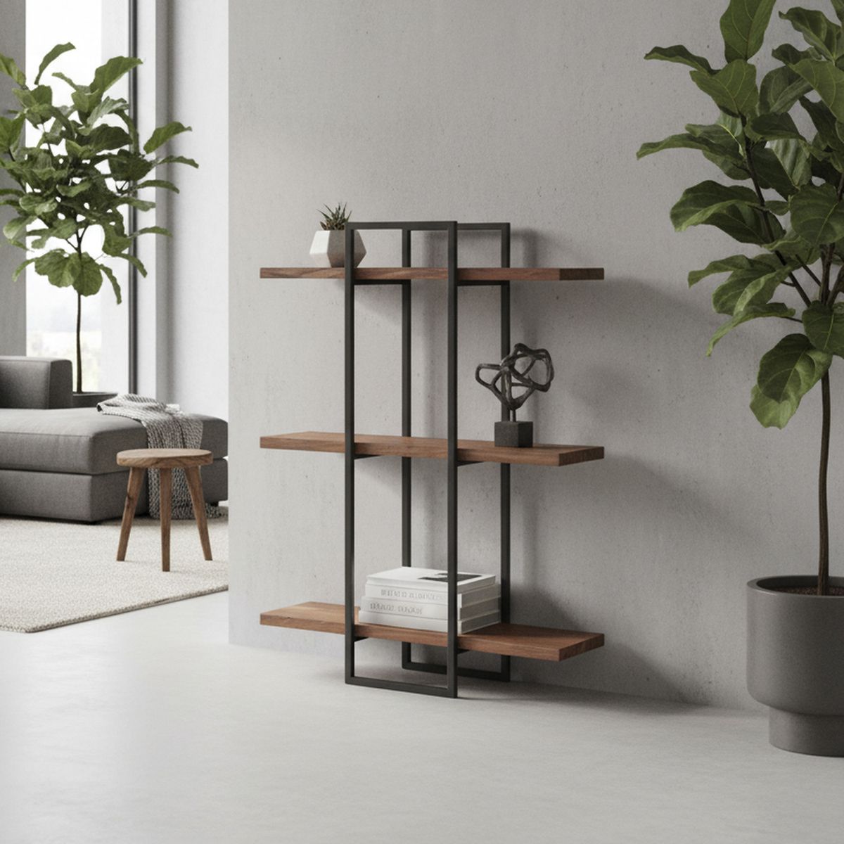 ILOFT - Repisa Todi 3 Nivel(es) 16x87x50 cm Natural