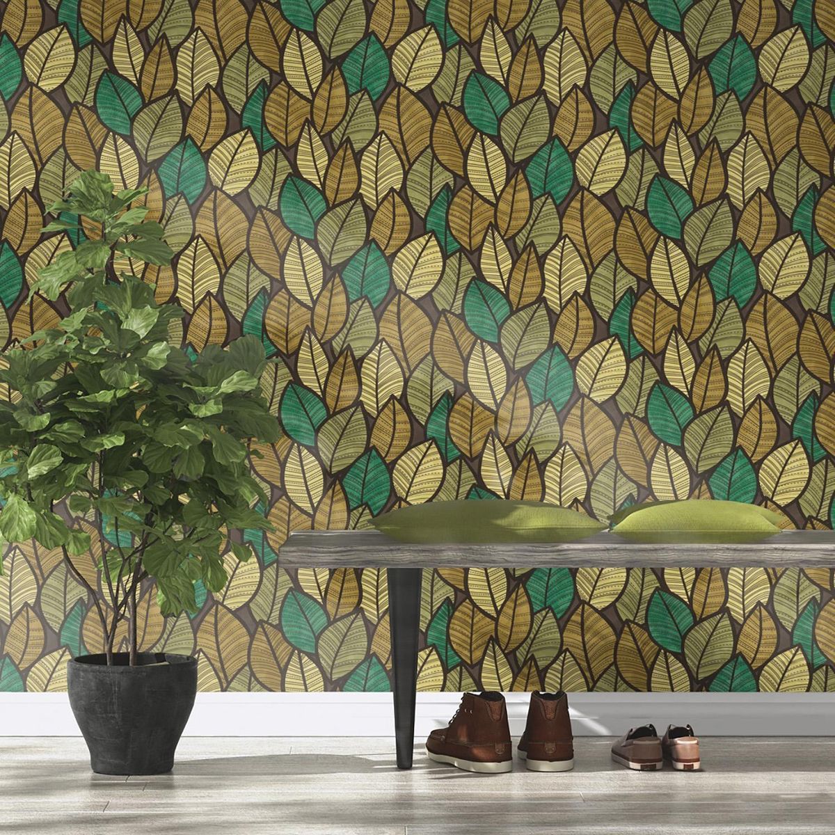 RASCH - Papel Mural Tropical H 480115 5 m2