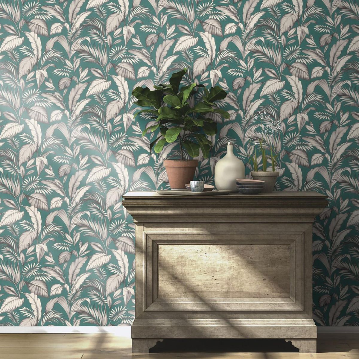 RASCH - Papel Mural Tropical H 464771 5 m2