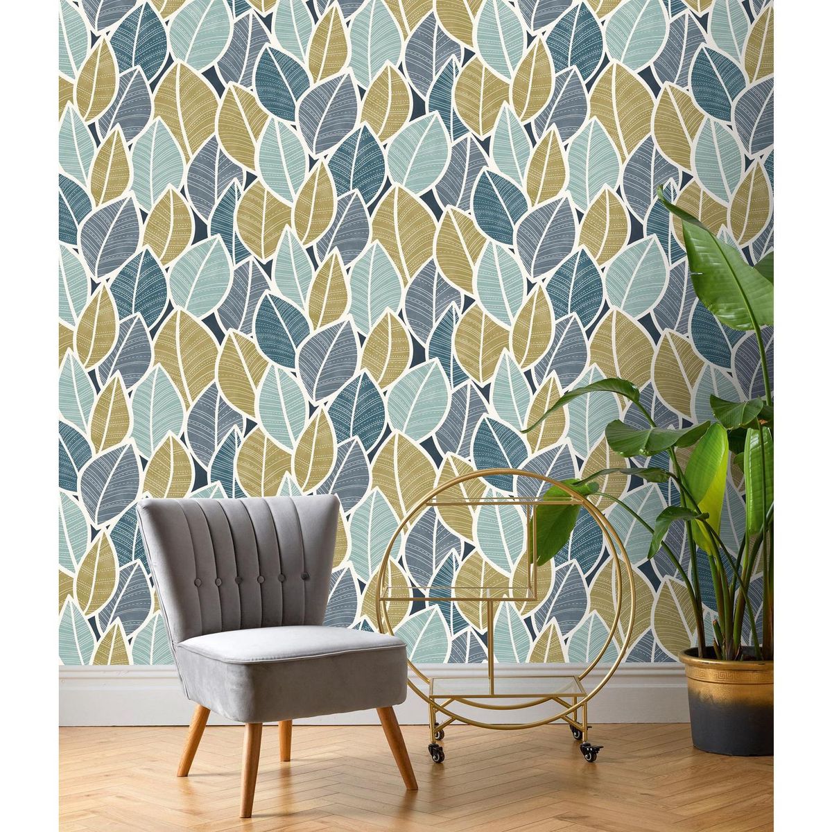 RASCH - Papel Mural Tropical H 480139 5 m2
