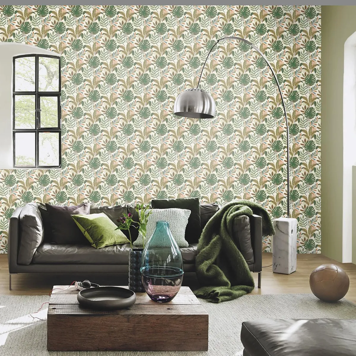 RASCH - Papel Mural Tropical H 464313 5 m2