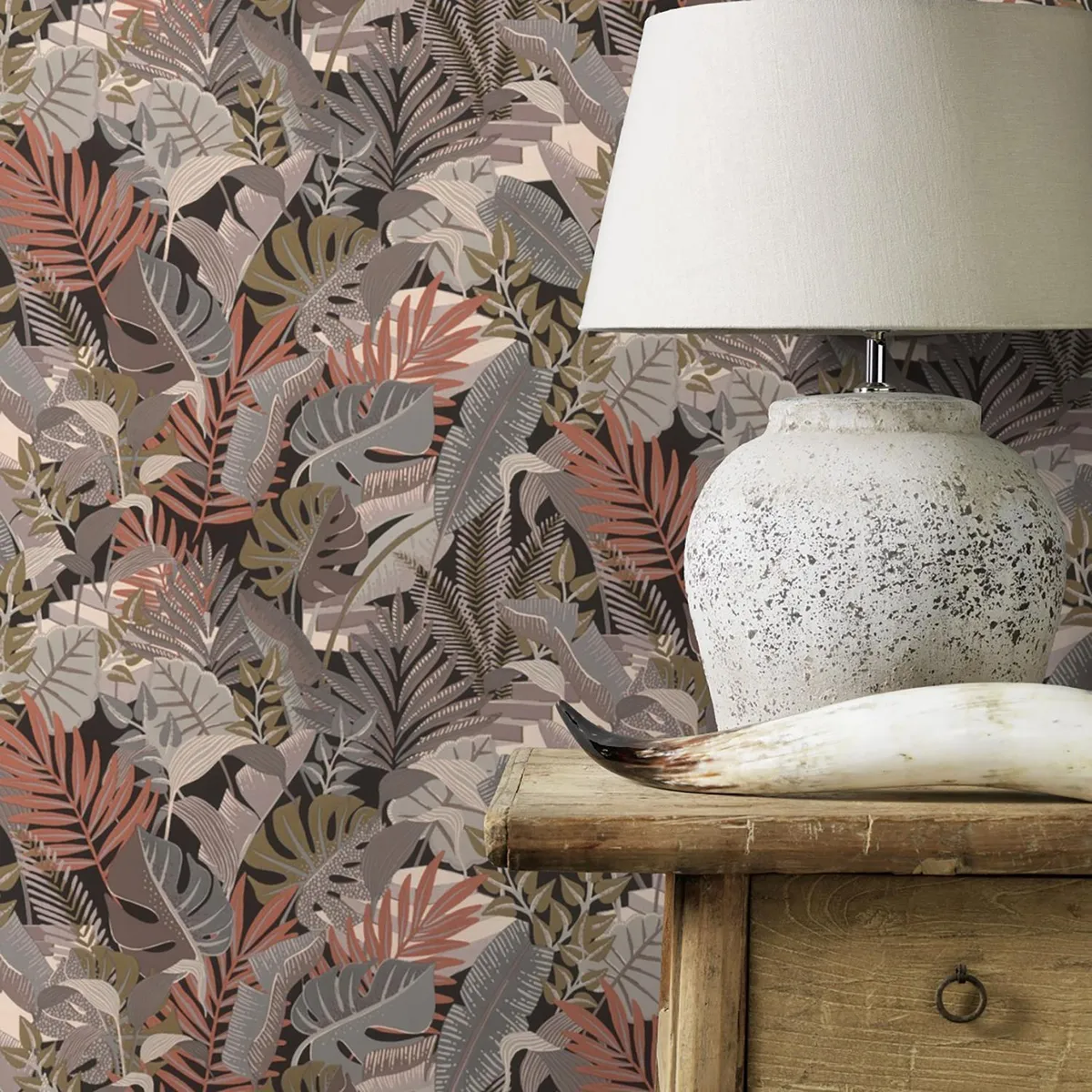 RASCH - Papel Mural Tropical H 687842 5 m2