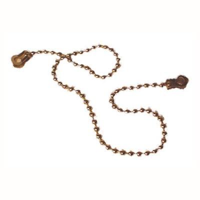 Cadena Metálica Para Tapón Con Cestillos 30 Cm