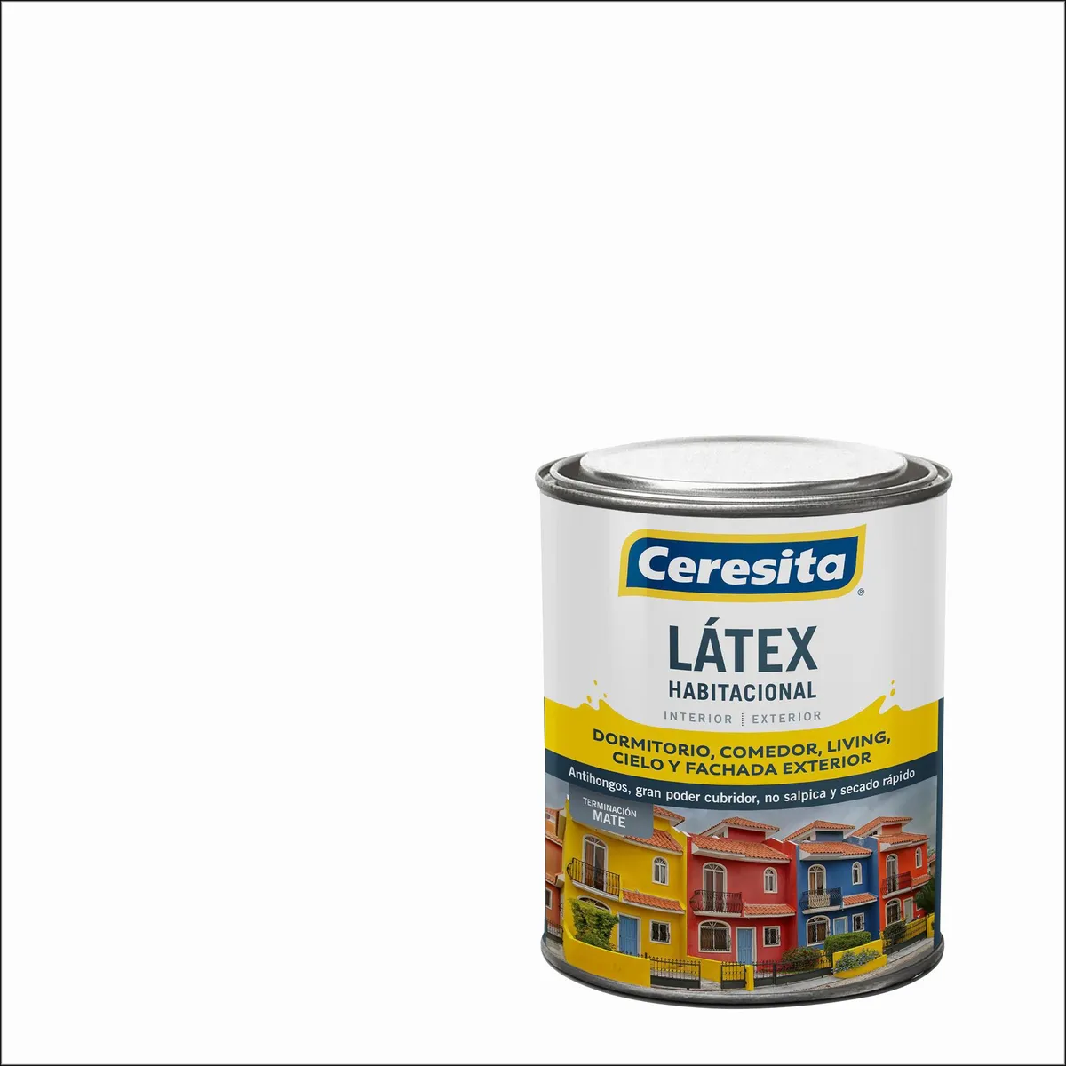 CERESITA - Pintura Látex Habitacional Mate 0.25 galón(es) Blanco 