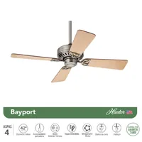 Ventilador de techo Bayport 42"" (106 cm)
