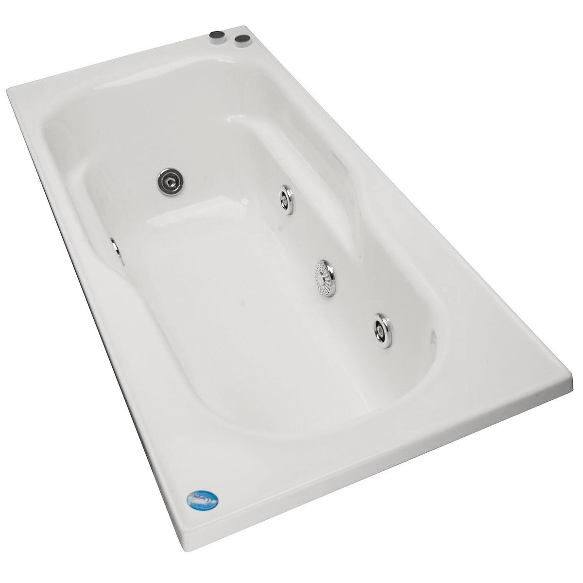 NORGLAS - Tina 150cm x 70cm  hidromasaje Logic 5 jets izquierda norglas