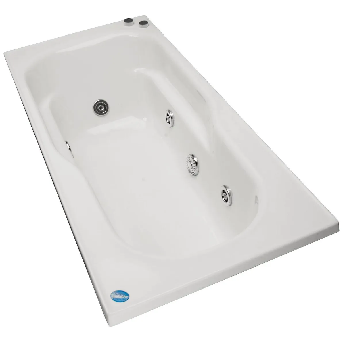 NORGLAS - Tina 150cm x 70cm  hidromasaje Logic 5 jets izquierda norglas