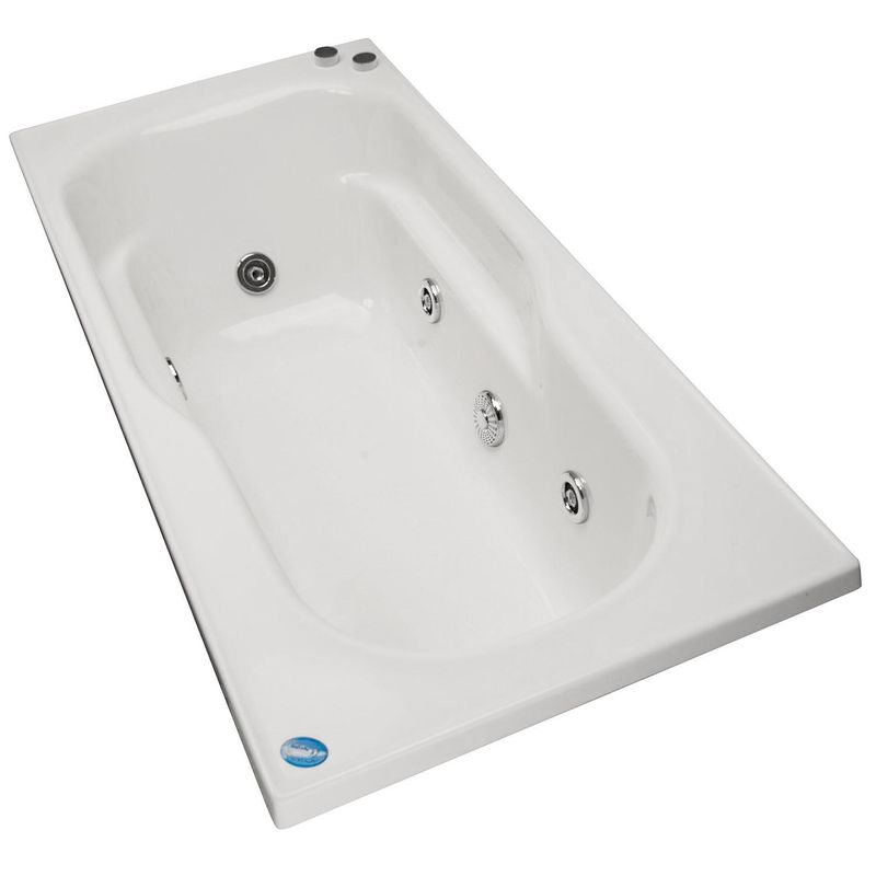NORGLAS - Tina 150cm x 70cm  hidromasaje Logic 5 jets izquierda norglas