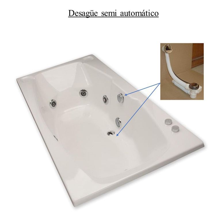Desague semi automatico hidromasaje